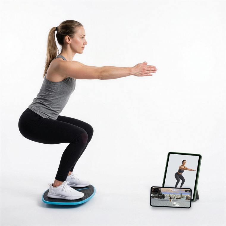 Q-W1 Shoes, shallow squat
